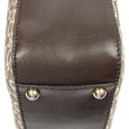 Celine Vintage Mini Handbag Beige Brown C Macadam Canvas — view 7