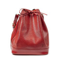 Louis Vuitton Noe Red Epi Bucket Bag