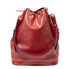 Louis Vuitton Noe Red Epi Bucket Bag — view 5