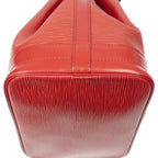 Louis Vuitton Noe Red Epi Bucket Bag — view 7