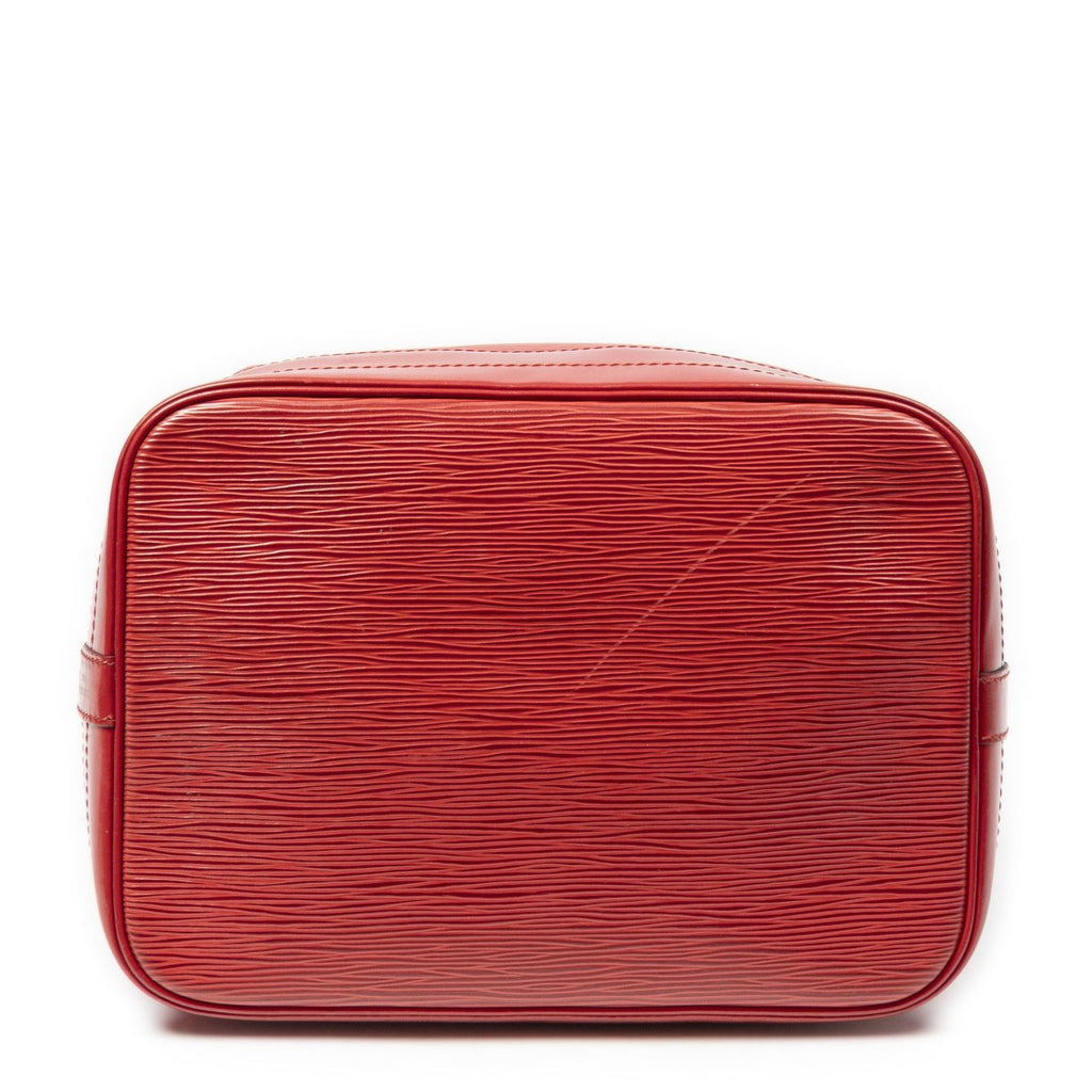 Louis Vuitton Noe Red Epi Bucket Bag — view 6
