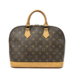 Louis Vuitton Alma Brown Monogram Canvas Handbag