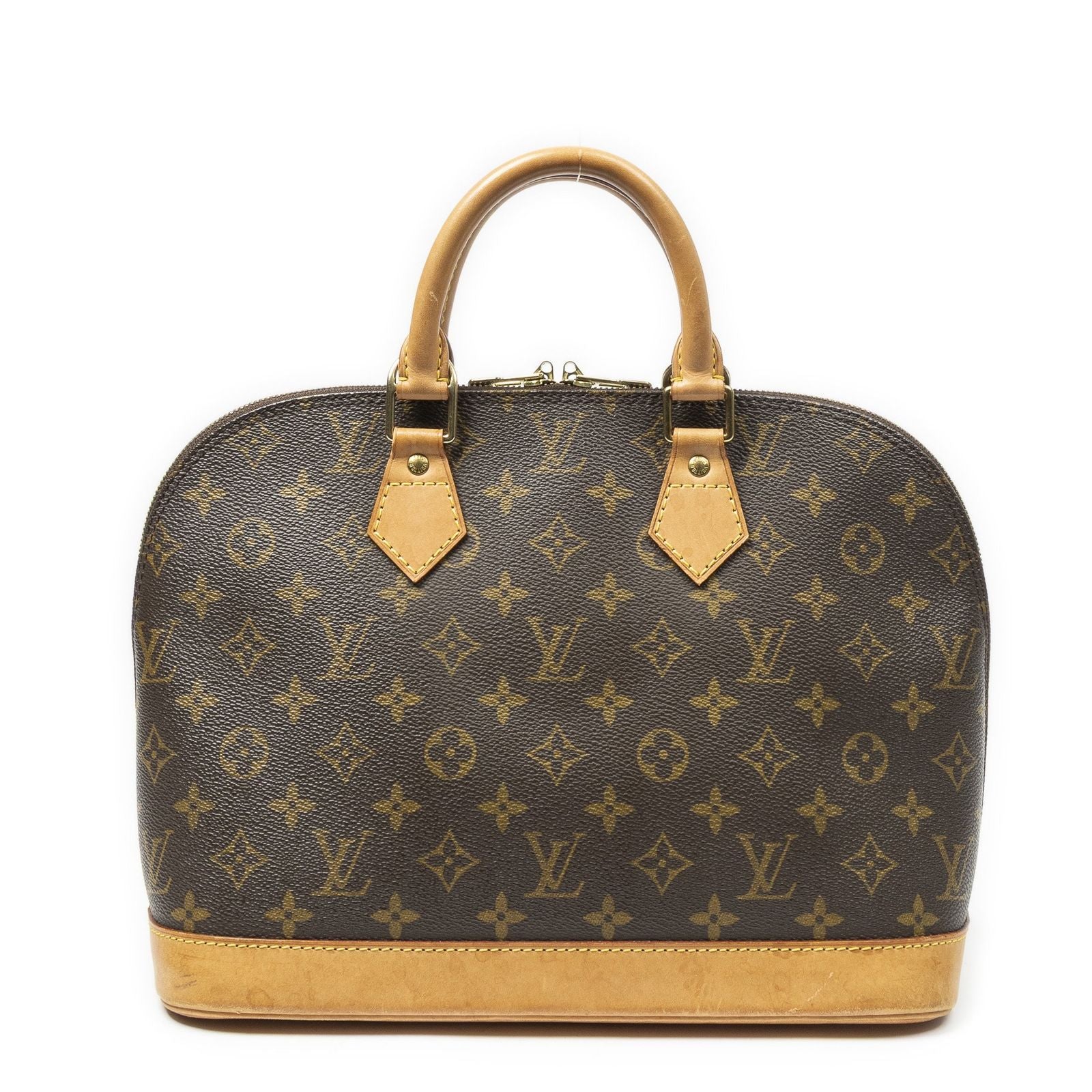 Louis Vuitton Alma Brown Monogram Canvas Handbag