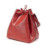 Louis Vuitton Noe Red Epi Bucket Bag — view 2