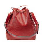 Louis Vuitton Noe Red Epi Bucket Bag — view 5