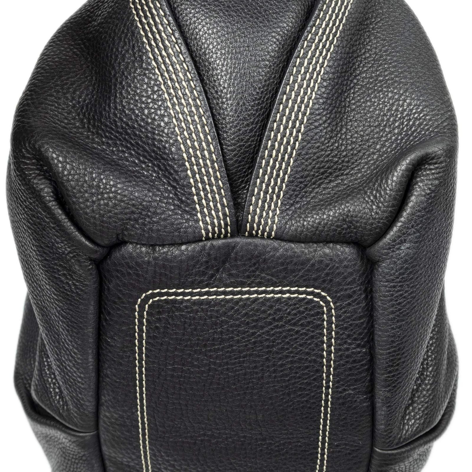 Celine Large Bitter Sweet Black Gray Leather Shoulder Bag — view 7