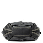 Celine Large Bitter Sweet Black Gray Leather Shoulder Bag — view 6