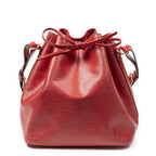 Louis Vuitton Noe Red Epi Bucket Bag