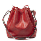 Louis Vuitton Noe Red Epi Bucket Bag — view 5