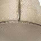 Celine Large Shape Bucket Bag Gray Grain Calfskin Leather — view 8