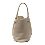 Celine Large Shape Bucket Bag Gray Grain Calfskin Leather — view 5