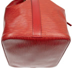 Louis Vuitton Noe Red Epi Bucket Bag — view 8