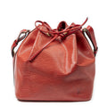 Louis Vuitton Noe Red Epi Bucket Bag