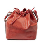 Louis Vuitton Noe Red Epi Bucket Bag