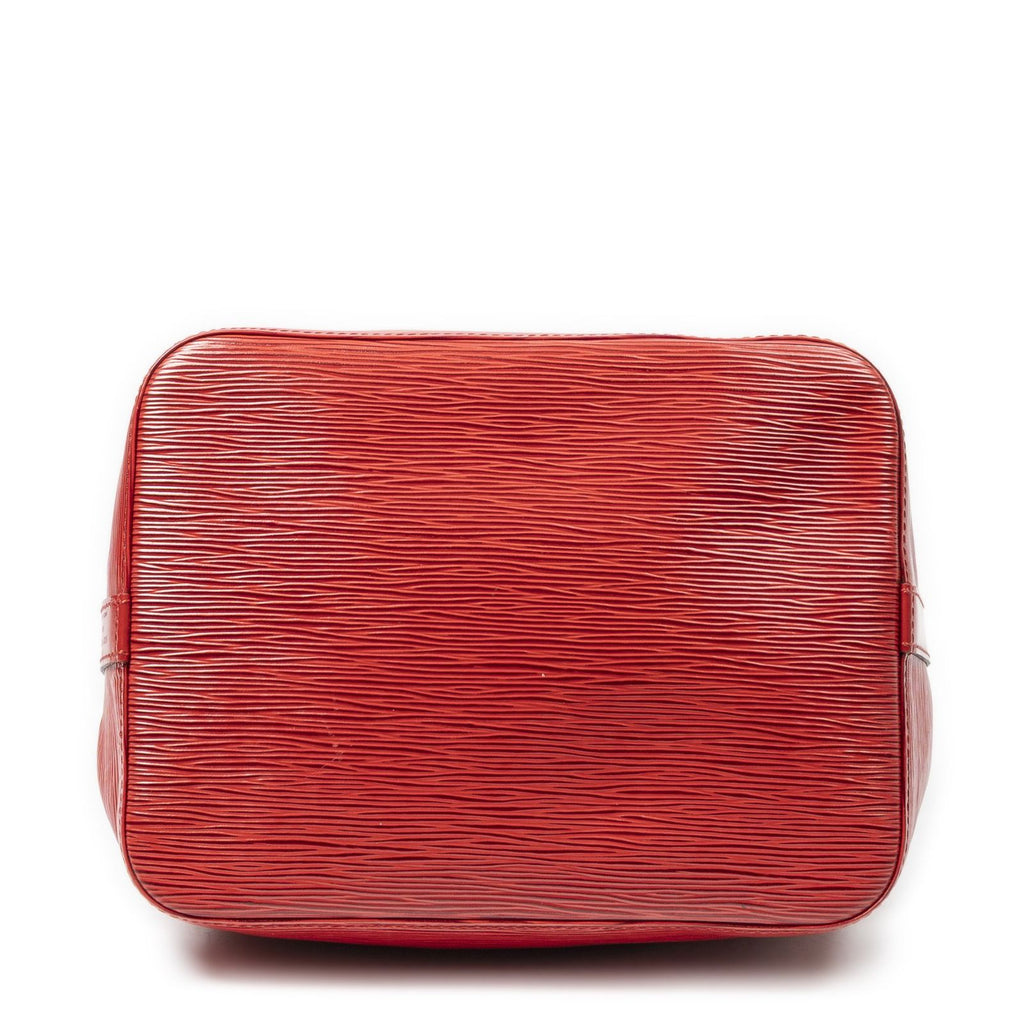 Louis Vuitton Noe Red Epi Bucket Bag — view 6