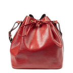 Louis Vuitton Noe Red Epi Bucket Bag