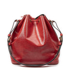 Louis Vuitton Noe Red Epi Bucket Bag — view 5