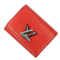 Louis Vuitton Twist Compact Wallet Red Epi