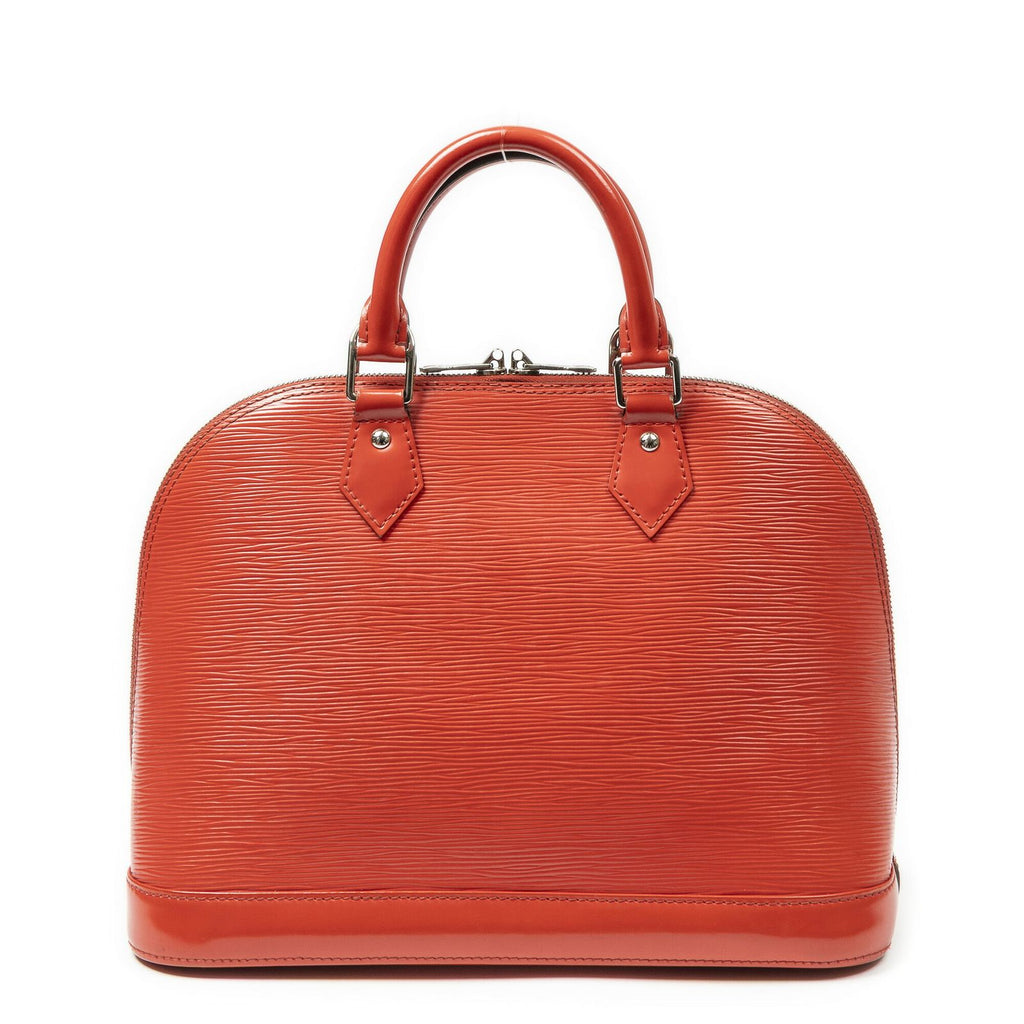 Louis Vuitton Alma Red Epi Handbag — view 5