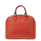 Louis Vuitton Alma Red Epi Handbag — view 5