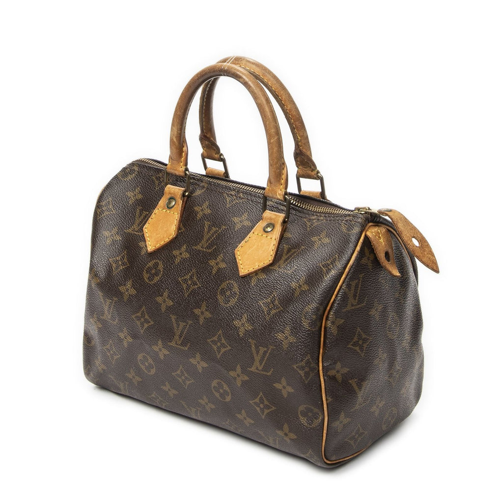 Louis Vuitton Speedy Brown Monogram Canvas Handbag — view 2