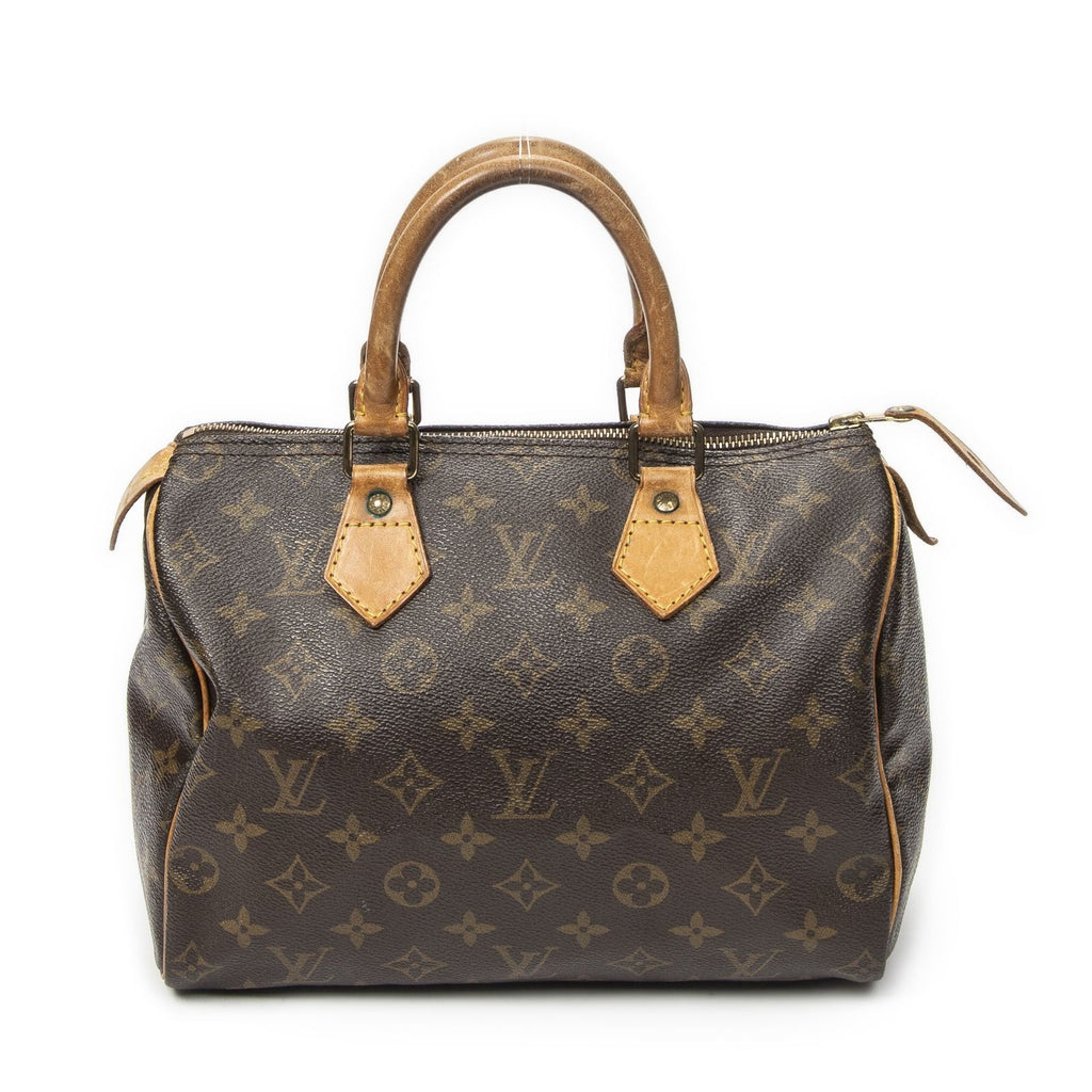 Louis Vuitton Speedy Brown Monogram Canvas Handbag