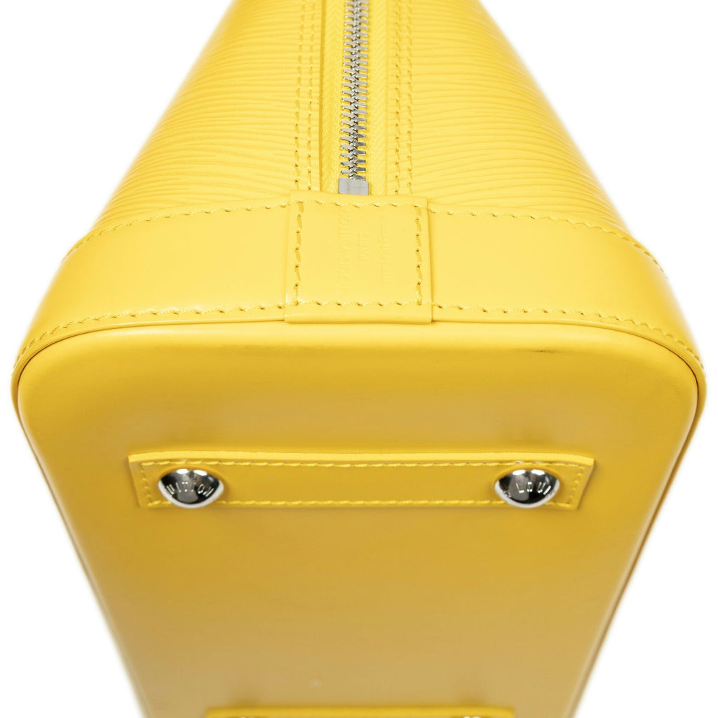 Louis Vuitton Alma Yellow Epi Handbag — view 7