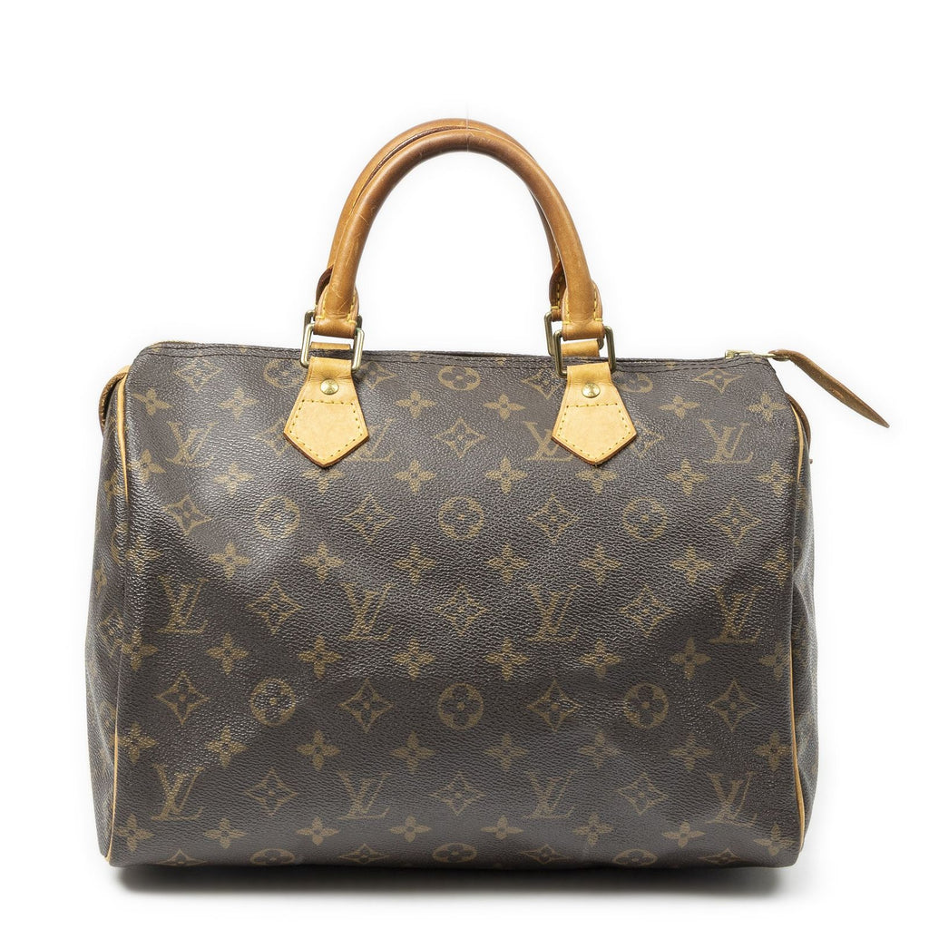 Louis Vuitton Speedy Brown Monogram Canvas Handbag
