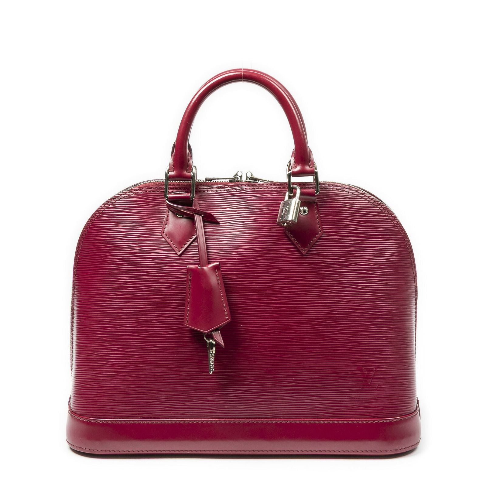 Louis Vuitton Alma Fuchsia Epi Handbag