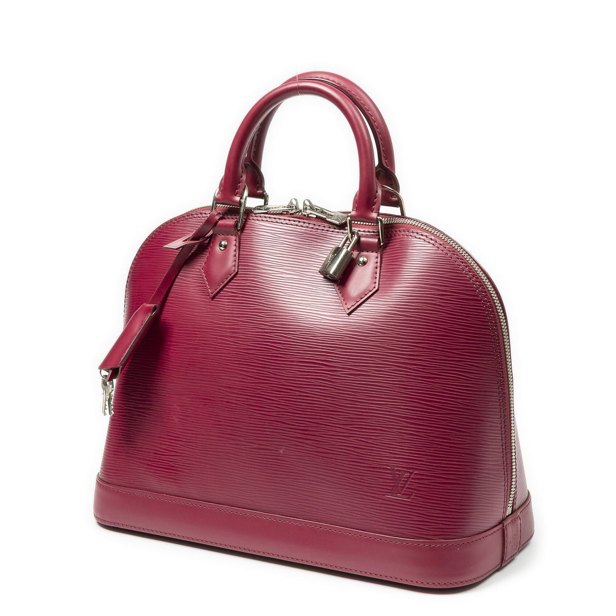 Louis Vuitton Alma Fuchsia Epi Handbag — view 2