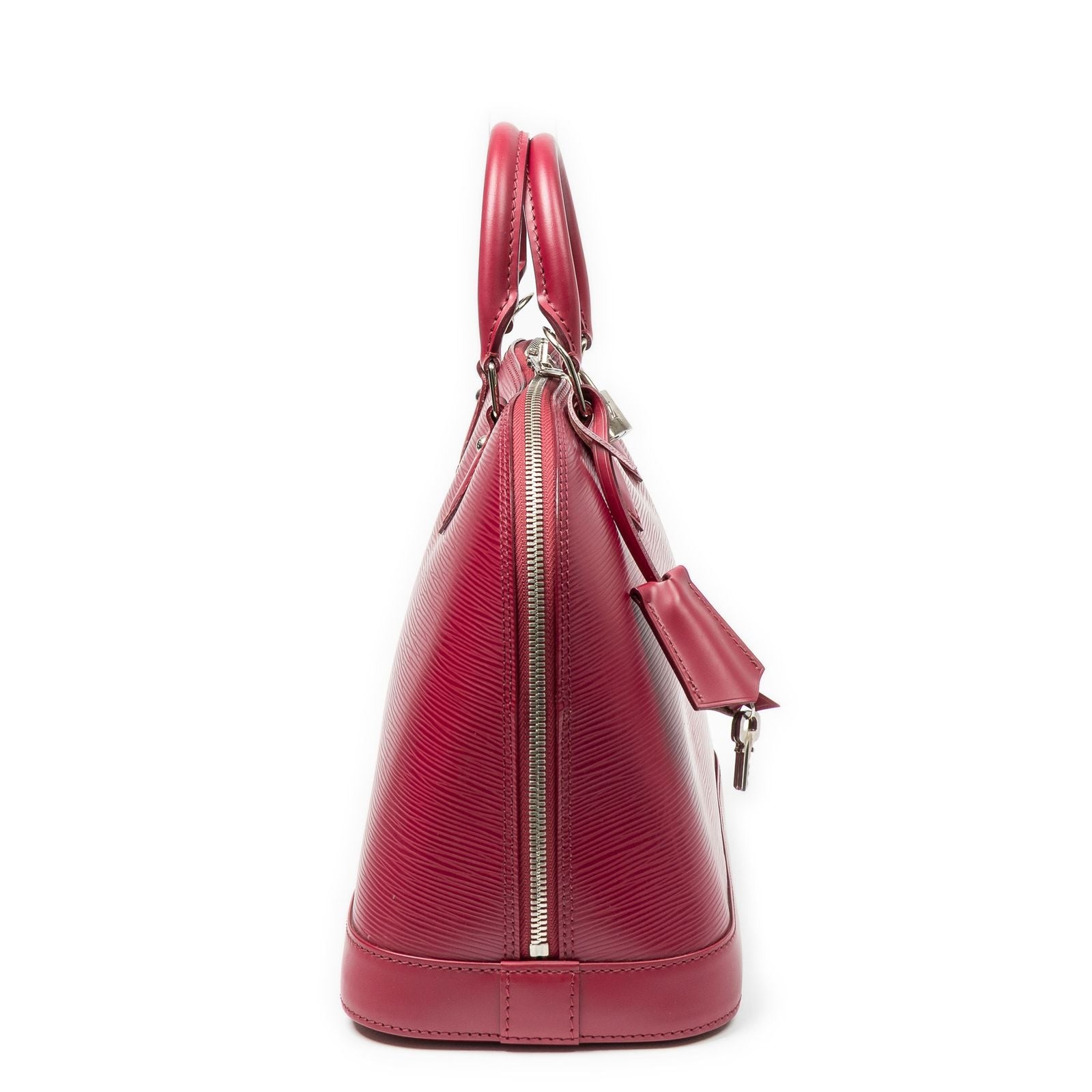 Louis Vuitton Alma Fuchsia Epi Handbag — view 4