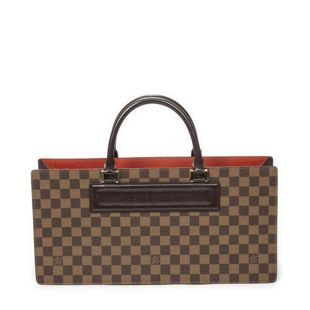 Louis Vuitton Sac Triangle Brown Damier Ebene Handbag — view 5