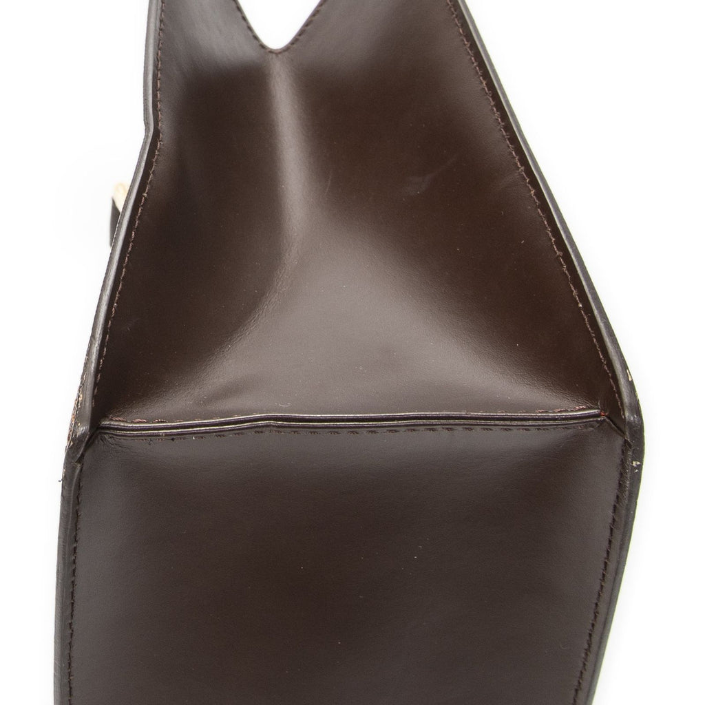 Louis Vuitton Sac Triangle Brown Damier Ebene Handbag — view 8