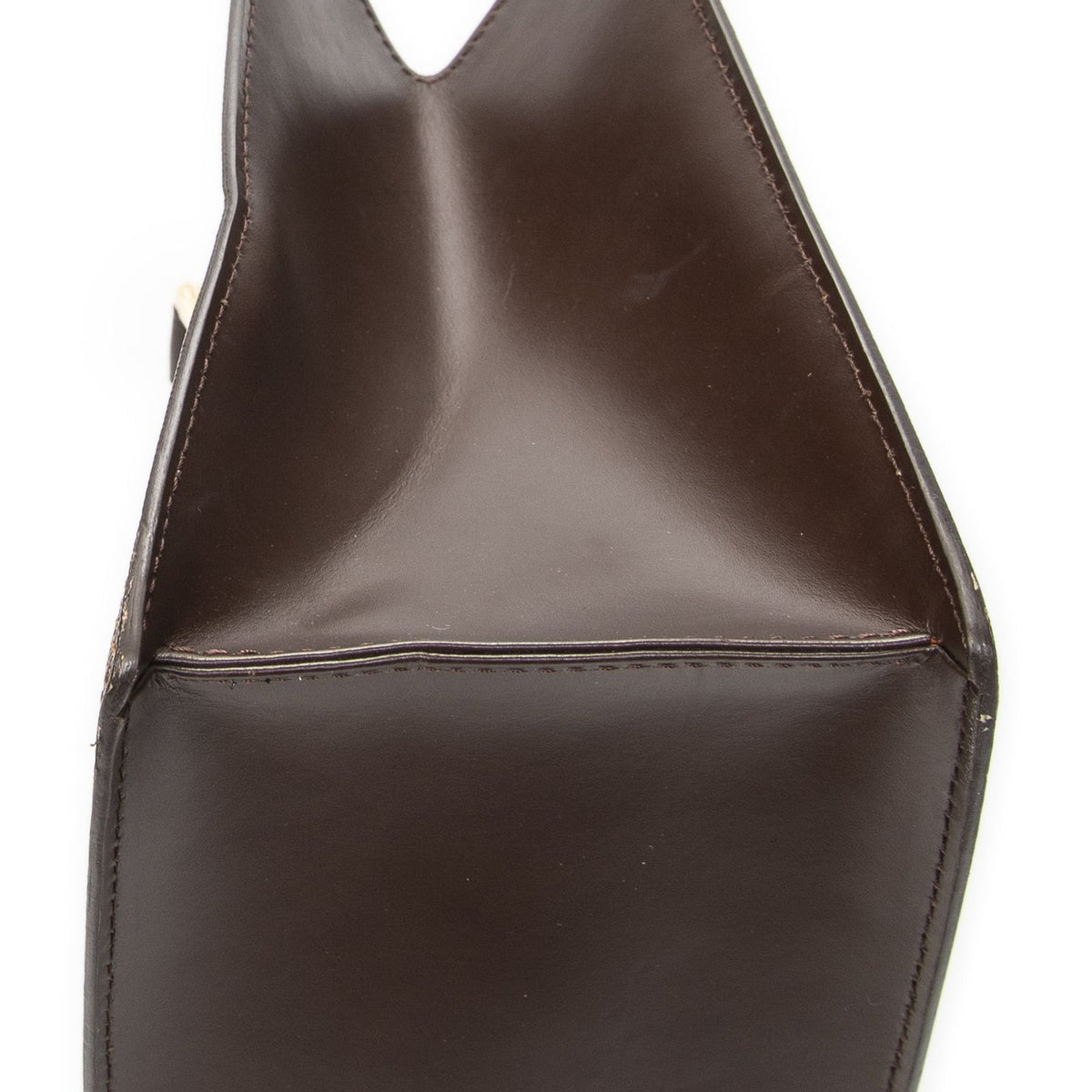 Louis Vuitton Sac Triangle Brown Damier Ebene Handbag — view 8