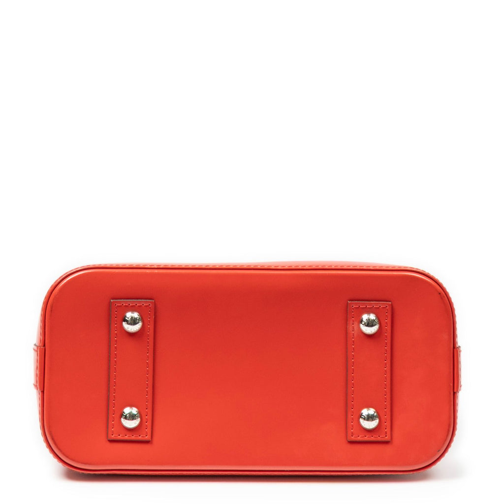 Louis Vuitton Alma Red Epi Handbag — view 6