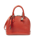 Louis Vuitton Alma Red Epi Handbag