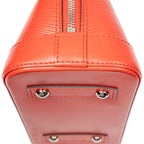 Louis Vuitton Alma Red Epi Handbag — view 8