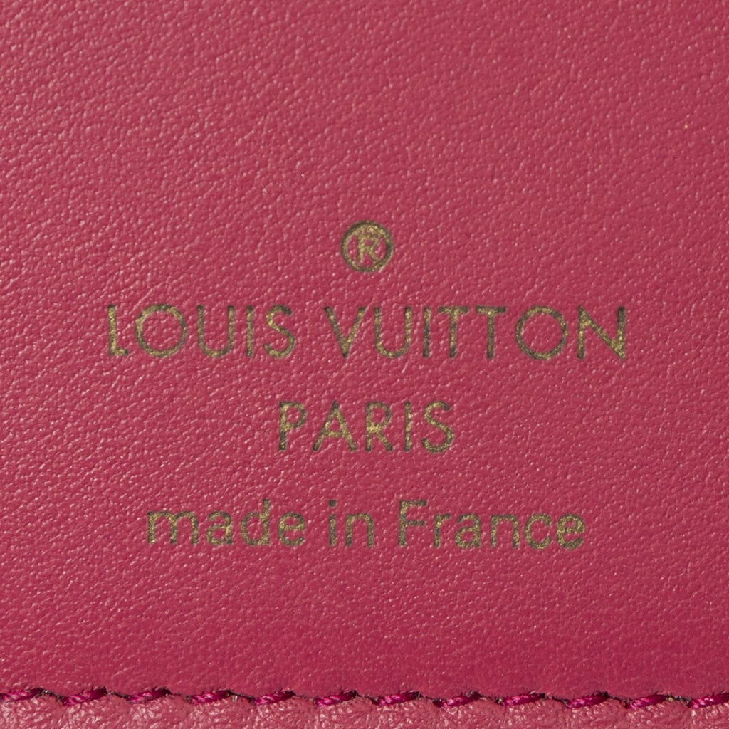 Louis Vuitton Capucines Black Pink Taurillon Leather Wallet — view 5