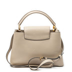 Louis Vuitton Capucines Taupe Taurillon Clemence Leather Handbag — view 5