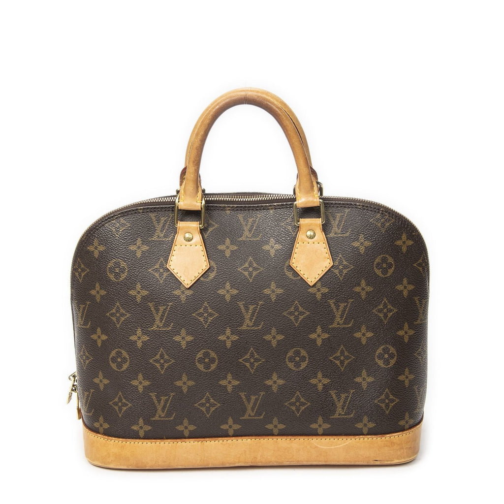 Louis Vuitton Alma Brown Monogram Canvas Handbag — view 5