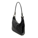 Gucci Shoulder Zip Hobo Black GG Canvas — view 2