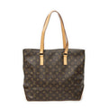 Louis Vuitton Cabas Mezzo Brown Monogram Canvas Tote