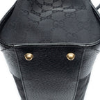 Gucci Nail Head Tote Black GG Canvas — view 7