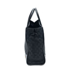 Gucci Nail Head Tote Black GG Canvas — view 4