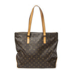 Louis Vuitton Cabas Mezzo Brown Monogram Canvas Tote
