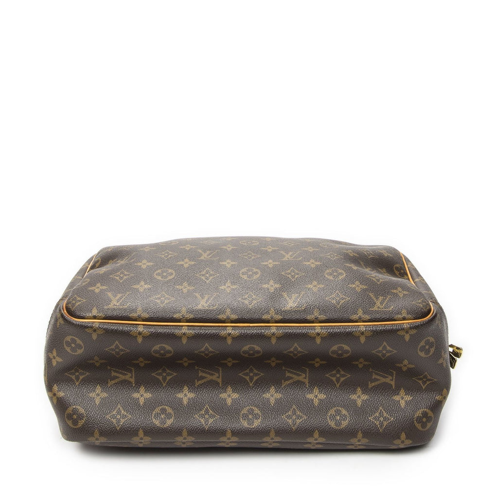 Louis Vuitton Deauville Brown Monogram Canvas Handbag — view 6