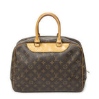 Louis Vuitton Deauville Brown Monogram Canvas Handbag — view 5