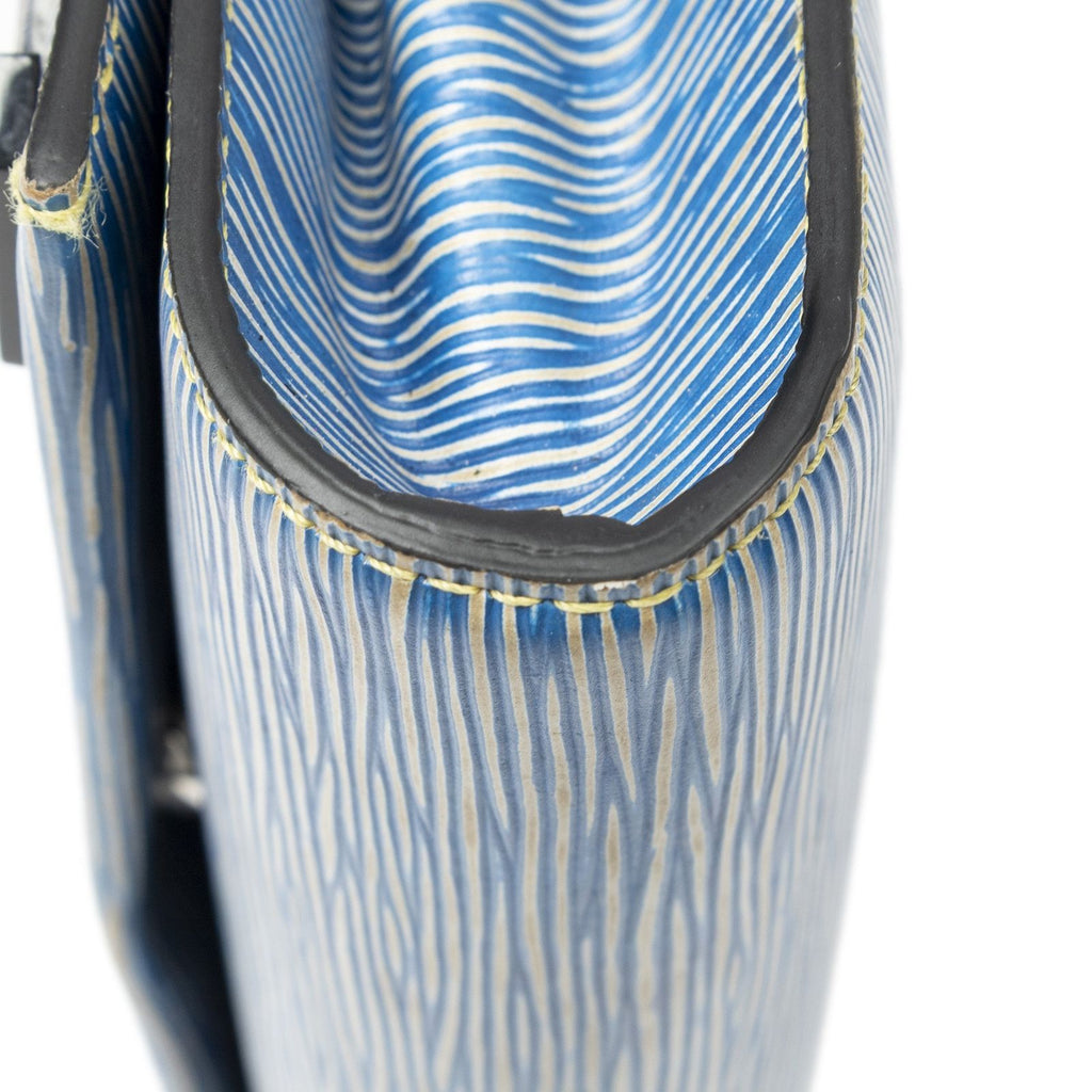 Louis Vuitton Pochette Cress Blue Black Denim Shoulder Bag — view 7