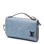 Louis Vuitton Pochette Cress Blue Black Denim Shoulder Bag — view 2