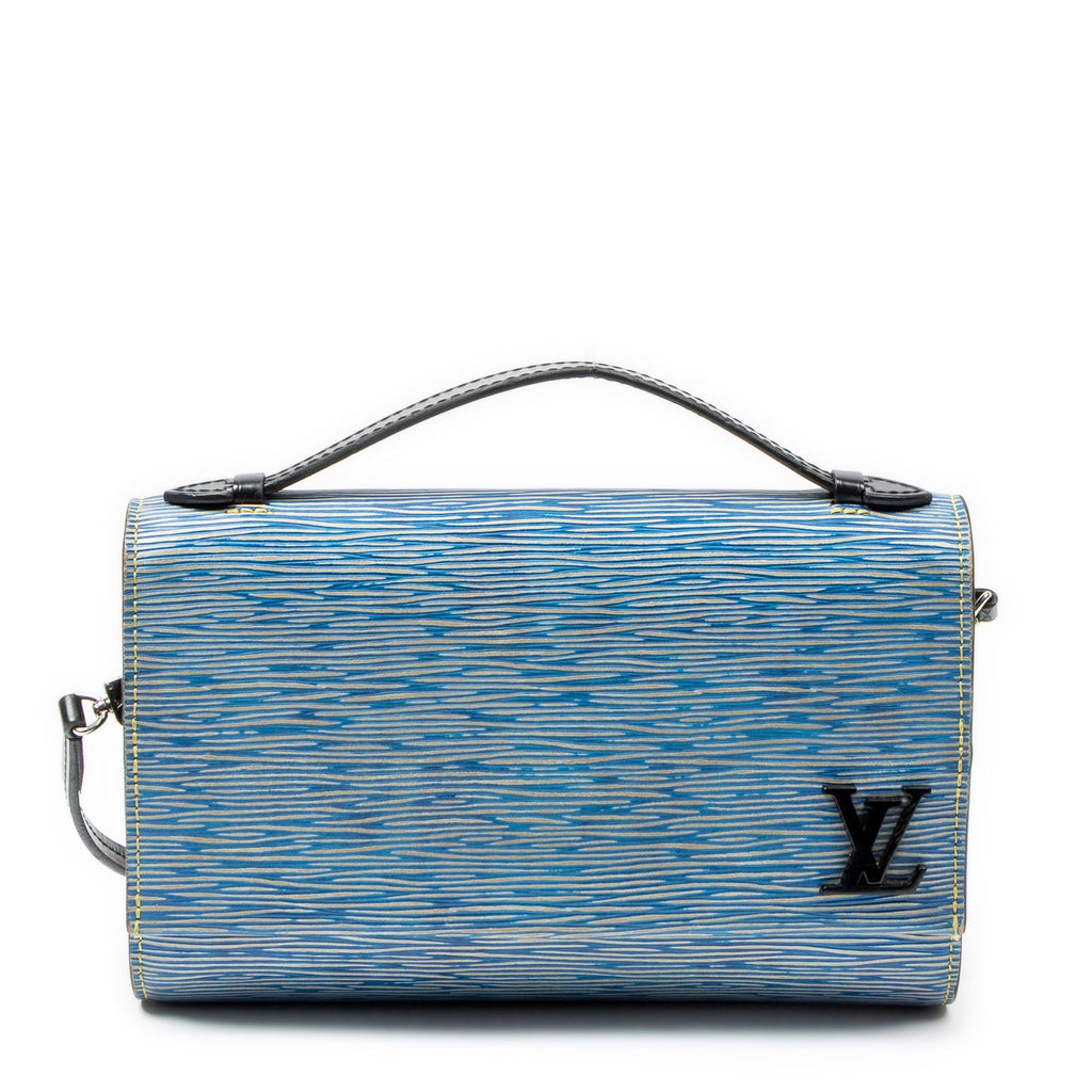 Louis Vuitton Pochette Cress Blue Black Denim Shoulder Bag